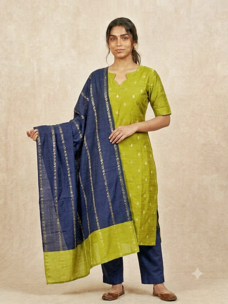PREMIUM RAW SILK 3PC SET - Image 2