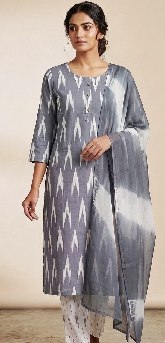 IKAT KURTA SET - Image 2
