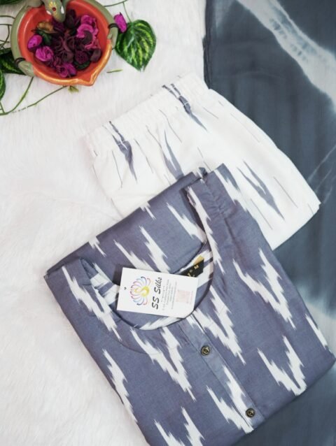 IKAT KURTA SET