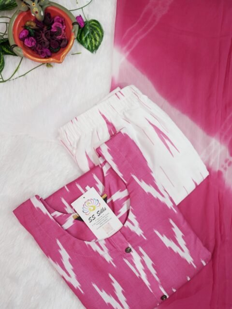 IKAT KURTA SET