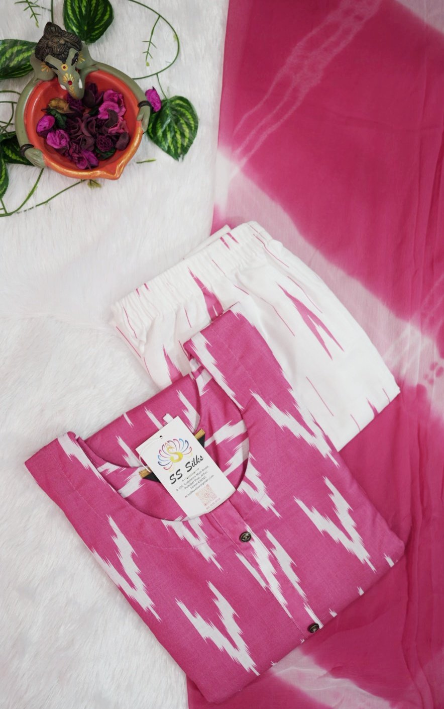 IKAT KURTA SET