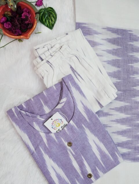 IKAT KURTA SET