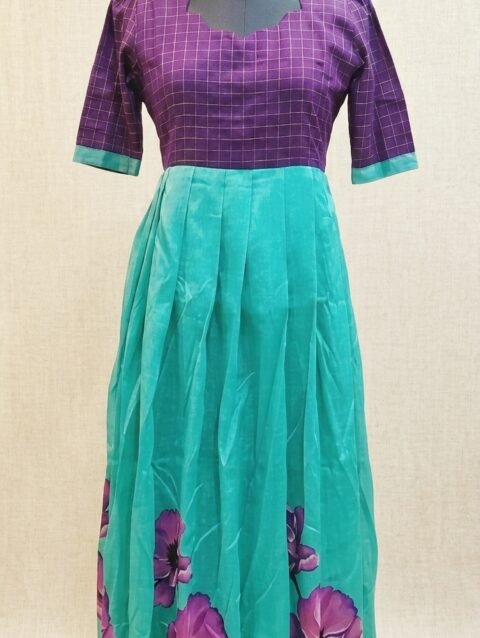 RAW SILK TUSSAR MAXI